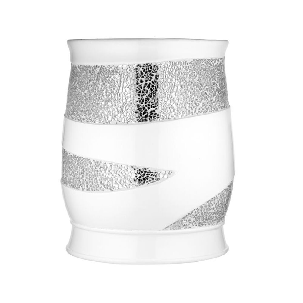 Popular Bath White Sinatra Bath Decor Accessories, Premium, Durable, Acrylic